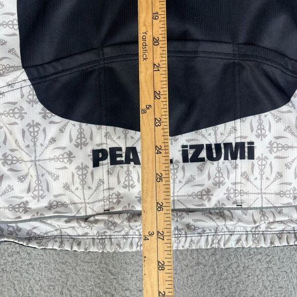 Pearl iZumi Jersey Mens XXL Black 1/4 Zip Black White Outdoor Bicycle Race - Picture 7 of 11